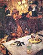  Henri  Toulouse-Lautrec M. Boileau Au Cafe Spain oil painting artist